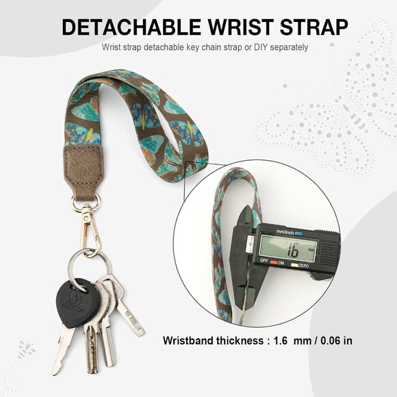 Gray slim fit PU leather wristlet wallet with RFID tech, versatile clutch for wo - Picture 6 of 6